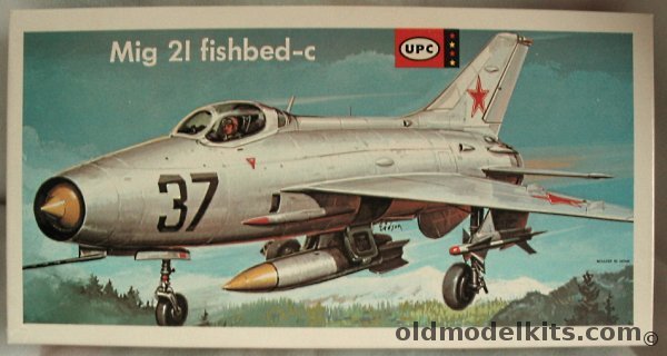 UPC 1/72 Mig-21 Fishbed-C - Chinese- USSR - Czech Air Forces (ex-Hasegawa), 5076-100 plastic model kit